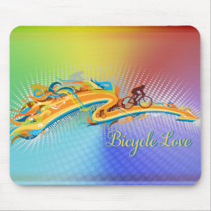 Options de tapis de souris Bicycle Love 1