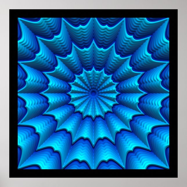 Options d'image 3D Art Abstrait 4-8 Affiches (Devant)