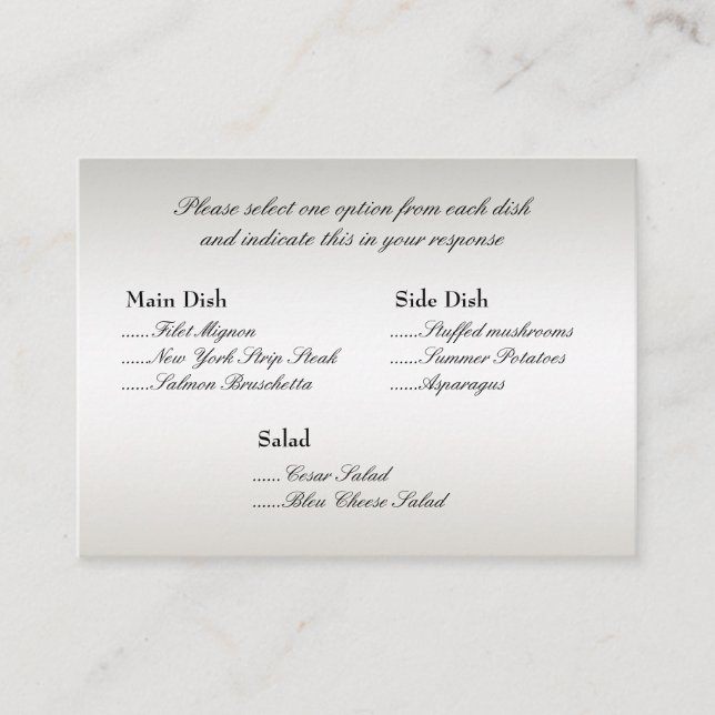 Options du menu contextuel Insertion (Devant)