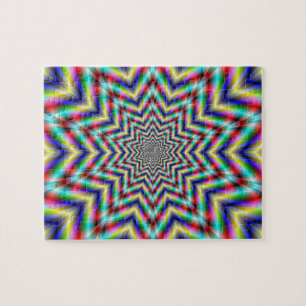 Optisch herausforderndes Star-Puzzle