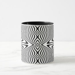 Optische Illusion 13 Abstrakte Gestaltung Tasse