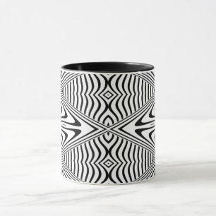 Optische Illusion 13 Abstraktes Design Tasse