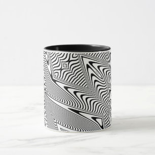 Optische Illusion 14 Abstrakte Gestaltung Tasse