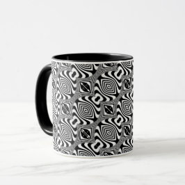 Optische Illusion 15 Abstrakte Gestaltung Tasse