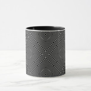 Optische Illusion 17 Abstrakte Gestaltung Tasse