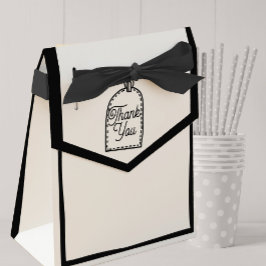 Optische Illusion 2D Comic Style Vielen Dank Geschenkschachtel