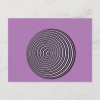 Optische Illusion 3D weißer Optik 3-D-Kreis