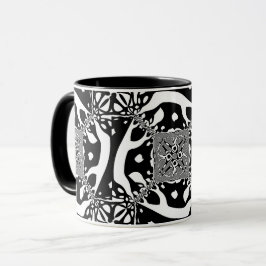 Optische Illusion 6 Abstraktes Design Tasse