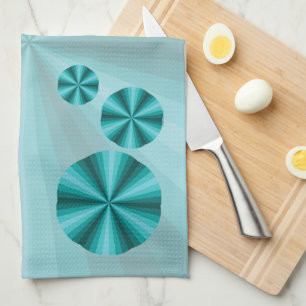 Optische Illusion Aqua Handtuch