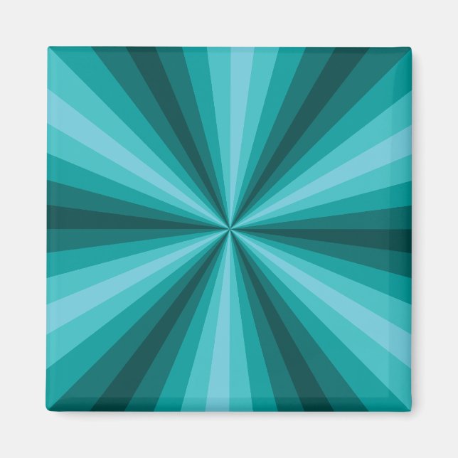 optische Illusion Aqua Magnet (Vorne)