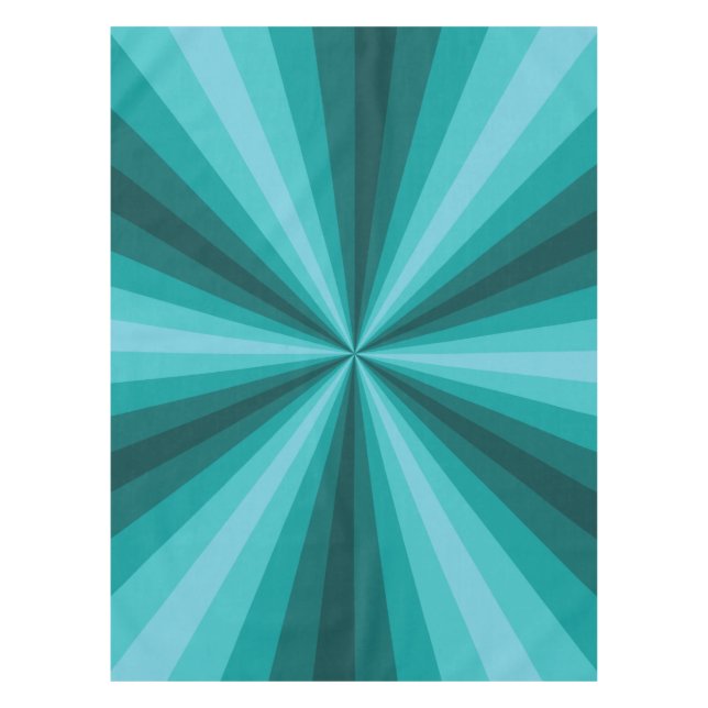 optische Illusion Aqua Tablecloth Tischdecke (Vorderseite)