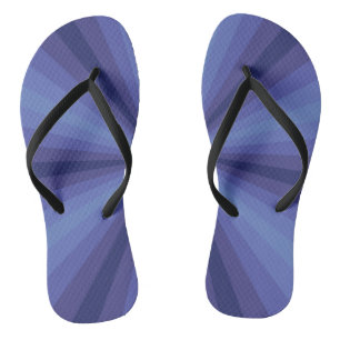 Optische Illusion Blaue Flip Flops