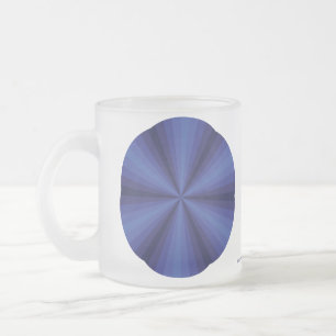 Optische Illusion Blaue Tasse