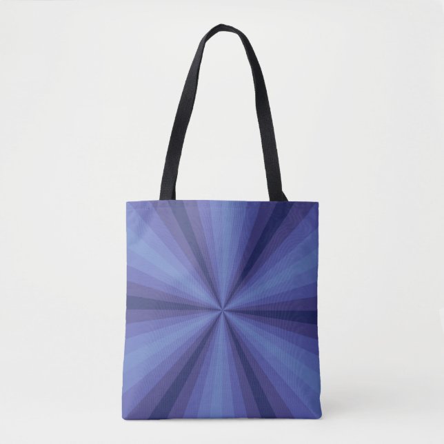 Optische Illusion Blaue Universaltasche Tasche (Vorderseite)
