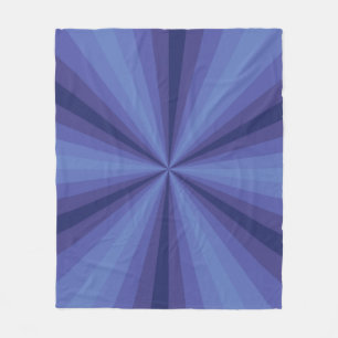 Optische Illusion Blaues Vlies-Decken Fleecedecke