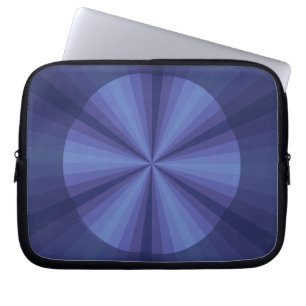 Optische Illusion Blue Laptop Case