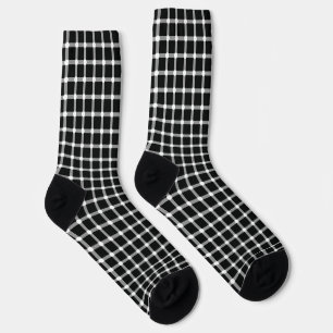 Optische Illusion Design verschwinden schwarze Pun Socken