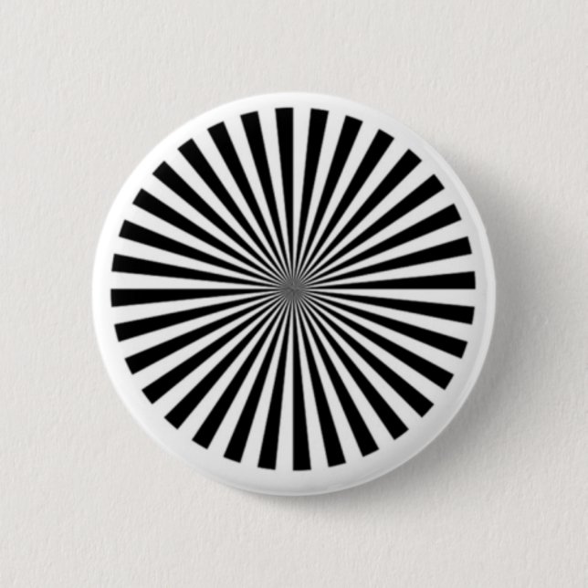 Optische Illusion erlaubt es, eigene Gehirnwellen  Button (Vorderseite)