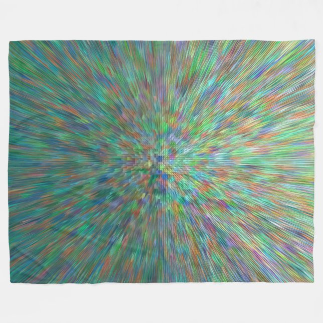 Optische Illusion Fleecedecke (Vorderseite (Horizontal))