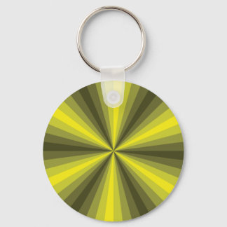 Optische Illusion Gelber Schlüsselanhänger