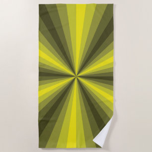 Optische Illusion Gelbes Badetuch