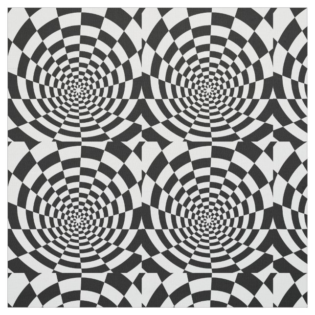Optische Illusion Geodätisches Muster Stoff (Muster)