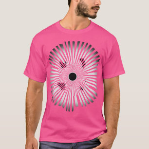 Optische Illusion Geometrische Kunst T-Shirt