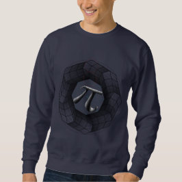 Optische Illusion Geometrisches Pi-Symbol - Sweats Sweatshirt