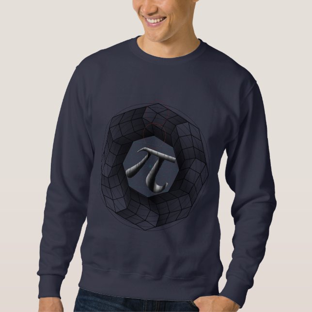 Optische Illusion Geometrisches Pi-Symbol - Sweats Sweatshirt (Vorderseite)