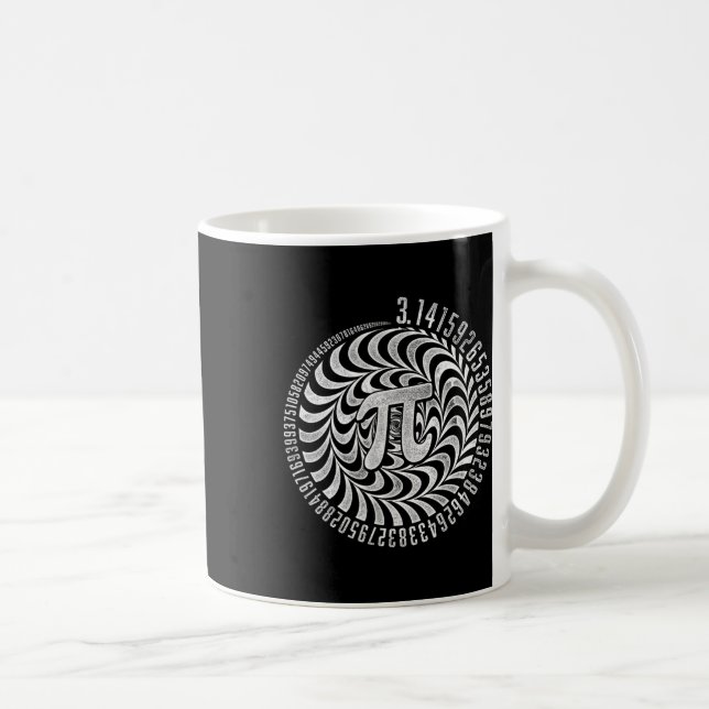 Optische Illusion Geometry Pi Math Science Stem 3. Kaffeetasse (Rechts)