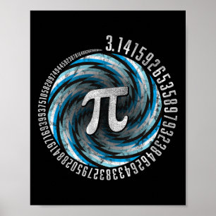 Optische Illusion Geometry Pi Math Science Stem 3. Poster