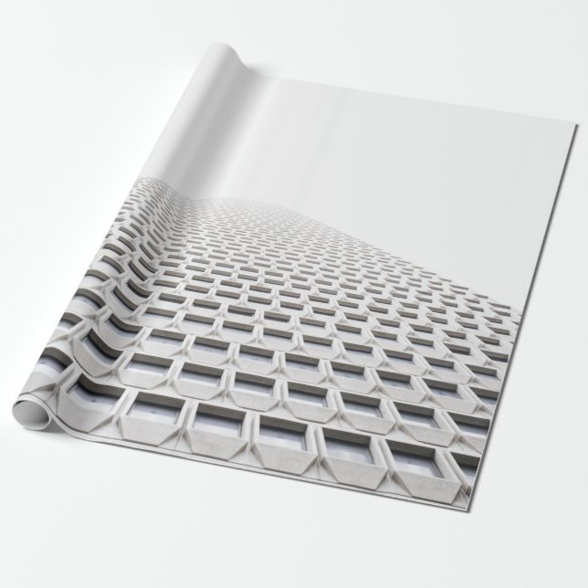 OPTISCHE ILLUSION GESCHENKPAPIER (Ungerollt)