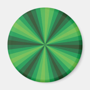 Optische Illusion Grünes Magnet