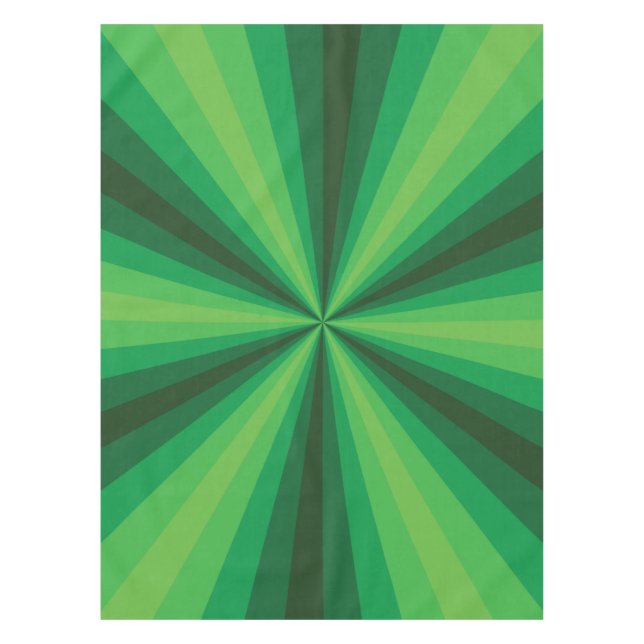 Optische Illusion Grünes Tablett Tischdecke (Vorderseite)