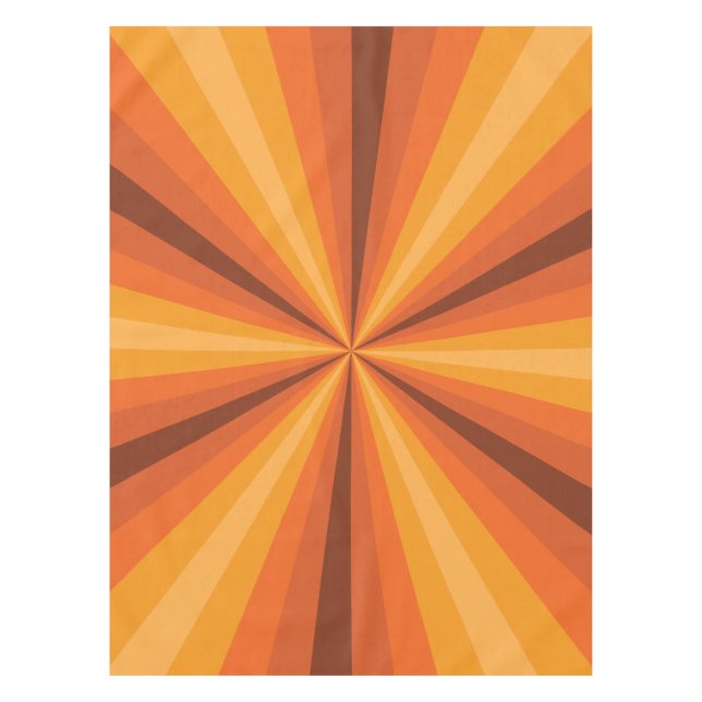 Optische Illusion Orange Tableclout Tischdecke (Vorderseite)