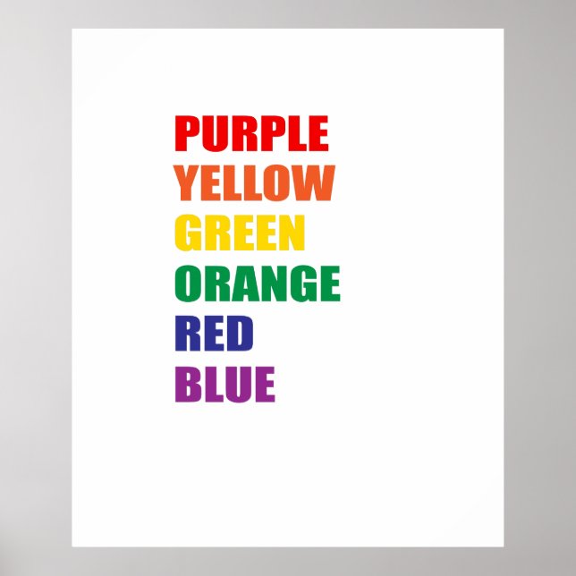 optische Illusion Poster (Vorne)