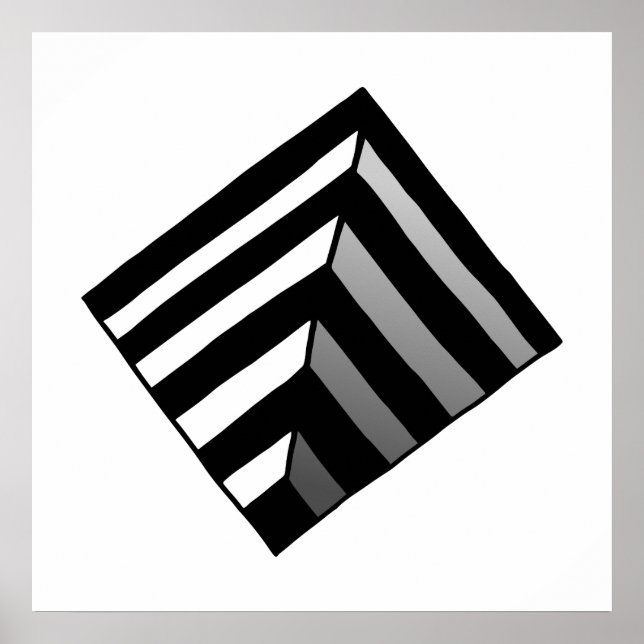 optische Illusion Poster (Vorne)