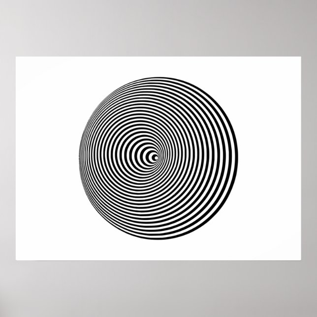 optische Illusion Poster (Vorne)