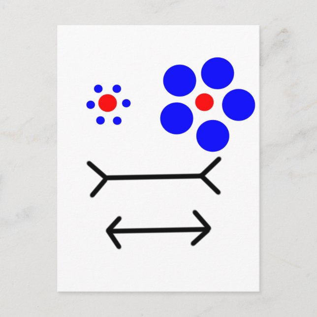 optische Illusion Postkarte (Vorderseite)