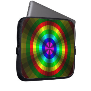 Optische Illusion Rainbow-Laptop-Gehäuse Laptopschutzhülle