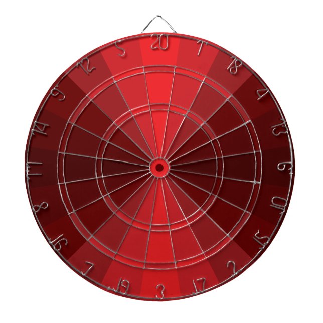 Optische Illusion Red Dart Board Dartscheibe (vorne)