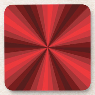 Optische Illusion Roter Platz Untersetzer