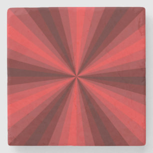 Optische Illusion Roter Stein Untersetzer