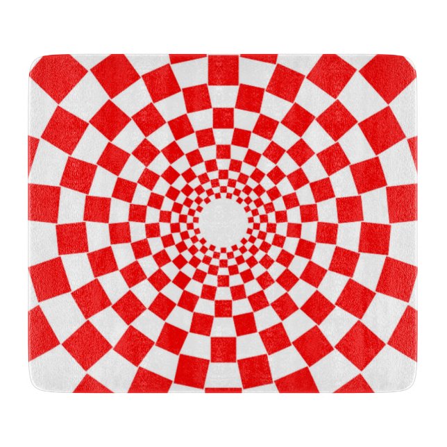 OPTISCHE ILLUSION SCHNEIDEBRETT (Vorderseite)