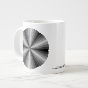 Optische Illusion Schwarze Spezialität Tasse