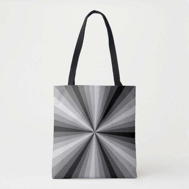 Optische Illusion Schwarze Universaltasche Tasche (Vorderseite)