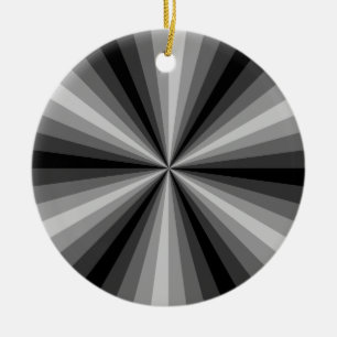 Optische Illusion Schwarzes Ornament