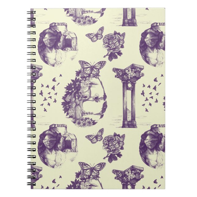 Optische Illusion SpiralNotebook Notizblock (Vorderseite)