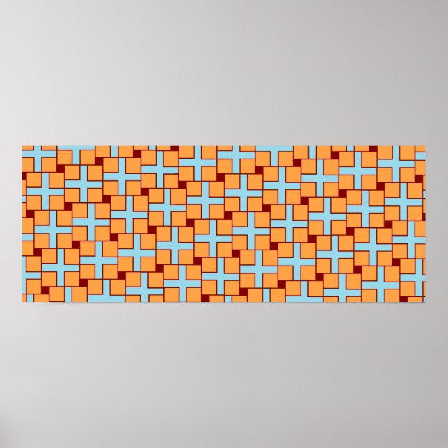 Optische Illusion überquert Phantasmutsche Poster (Vorne)