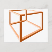 Optische Illusion Unmögliche Illusion 3d Geometrie